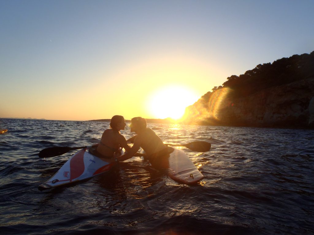 Kayak en Menorca